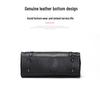 Qian Dian Women's 2025 Fashion Genuine Leather Large Capacity Cowhide Shoulder Crossbody Bag