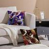 Japanese Style Anime Cartoon Art Cushion Cover Pillowcase Short Plush Invisible zipper Room Sofa Cushion Cover