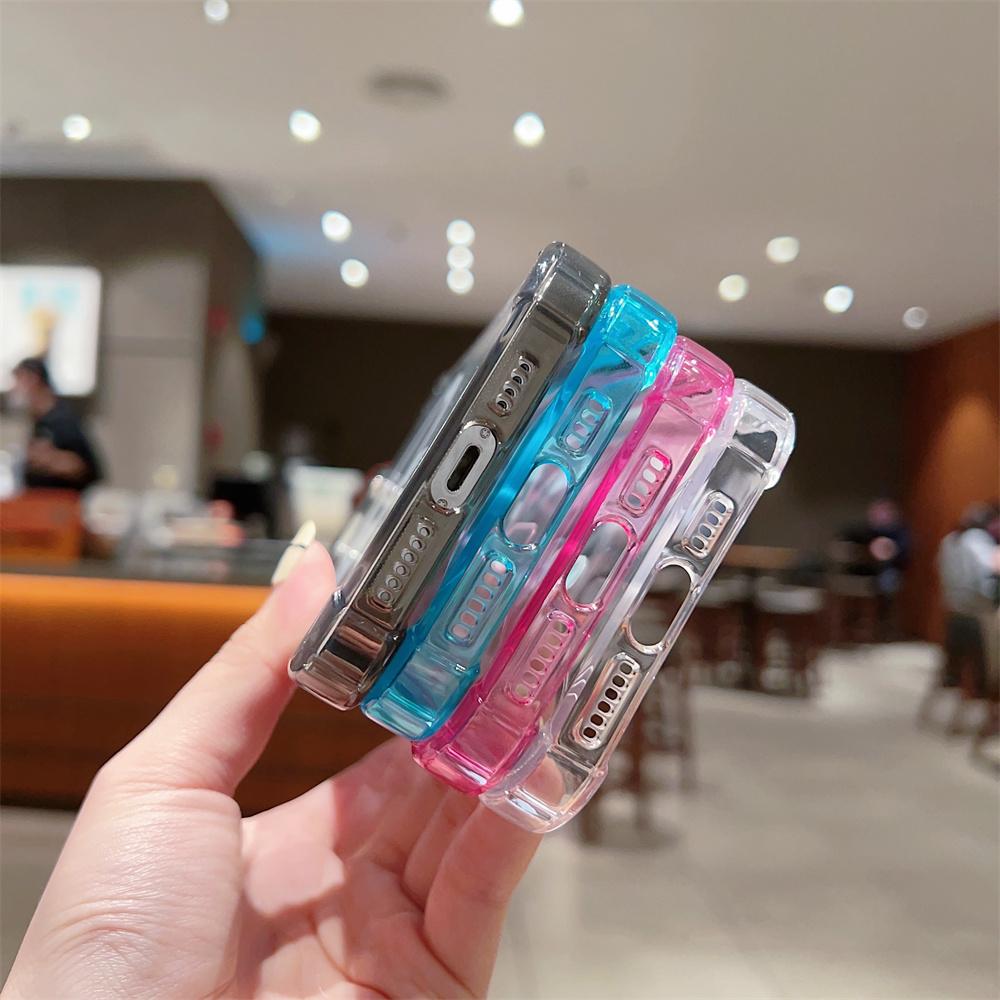 Luxury Magnetic Wireless Charge For Magsafe Case for iPhone 11 12 13 14 15 16 Pro Max Plus Transparent Shockproof Bumper Cover