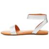 Women's Ethena Sandal Silver Metallic Ankle Strap Casual Sandals 1110982-201