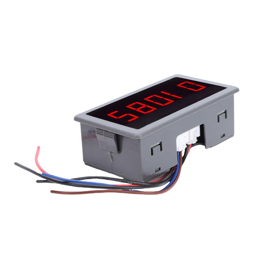 5 Bit LED Tachometer Anti Interference Frequency Division Filtering DC Brushless Motor Tach RPM Meter with Hall