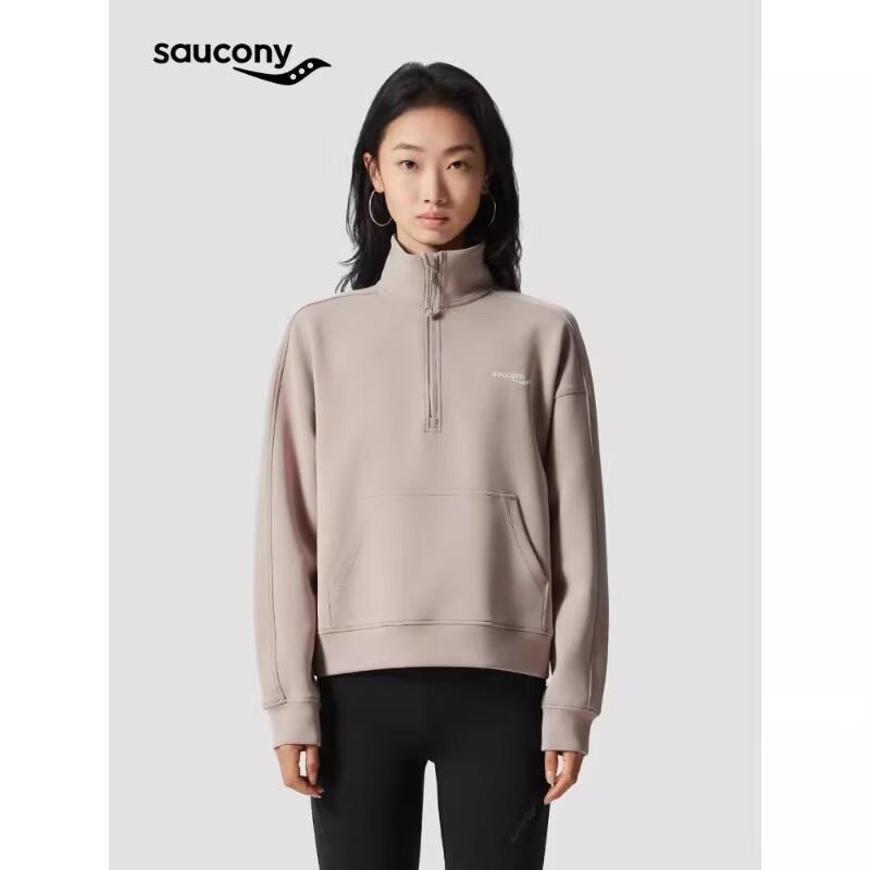 SAUCONY Women s Sporty Casual Half-Zip Pullover Sweatshirt XL 8900₽