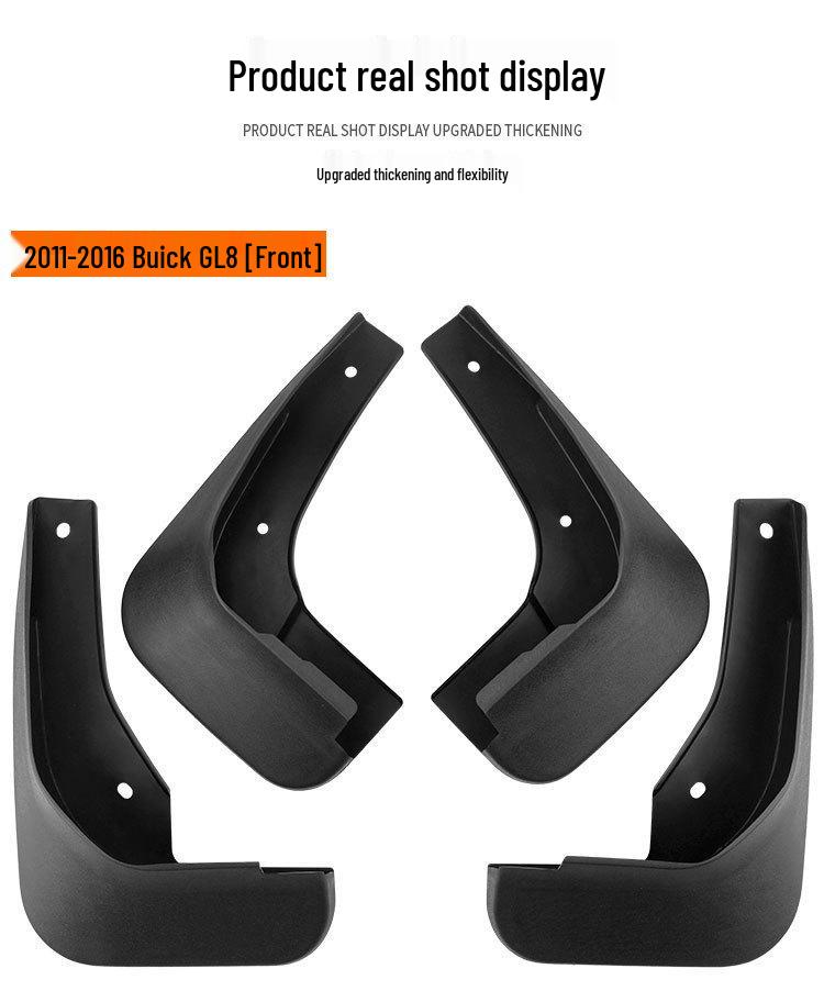 Buick GL8 2011-2016 Mudguard Soft Rubber Tile for Front and Rear Tires