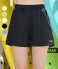 Helingbon A-Line 3/4 Swim Pants Rash Guard Shorts (Black) / Ai329W