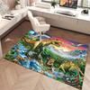 1Pc Dinosaur Rug - Home carpet Office Decorative Carpet For Living Room Bedroom Door Mat Floor Rug Computer Chair Area Rug