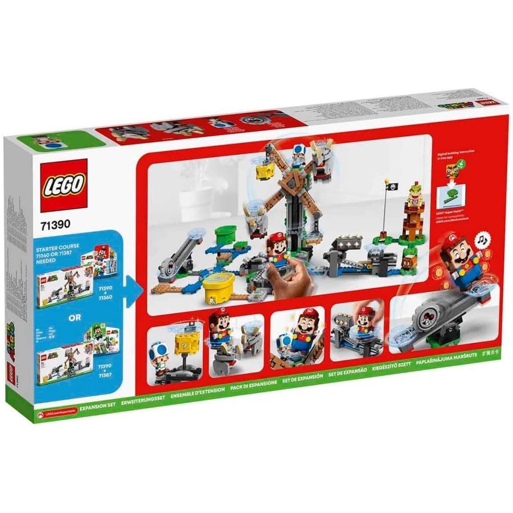 LEGO Super Mario Lift Challenge Set 71390 with Interactive Figures and Accessories for Creative Play
