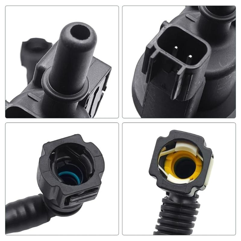 Fuel System Purge Solenoid Assembly for 2014-2016 1.5L 2.0L 2.5L Sedan, Black Plastic Hose Design for Emission Line Service Work Tasks GG9Z9D289E