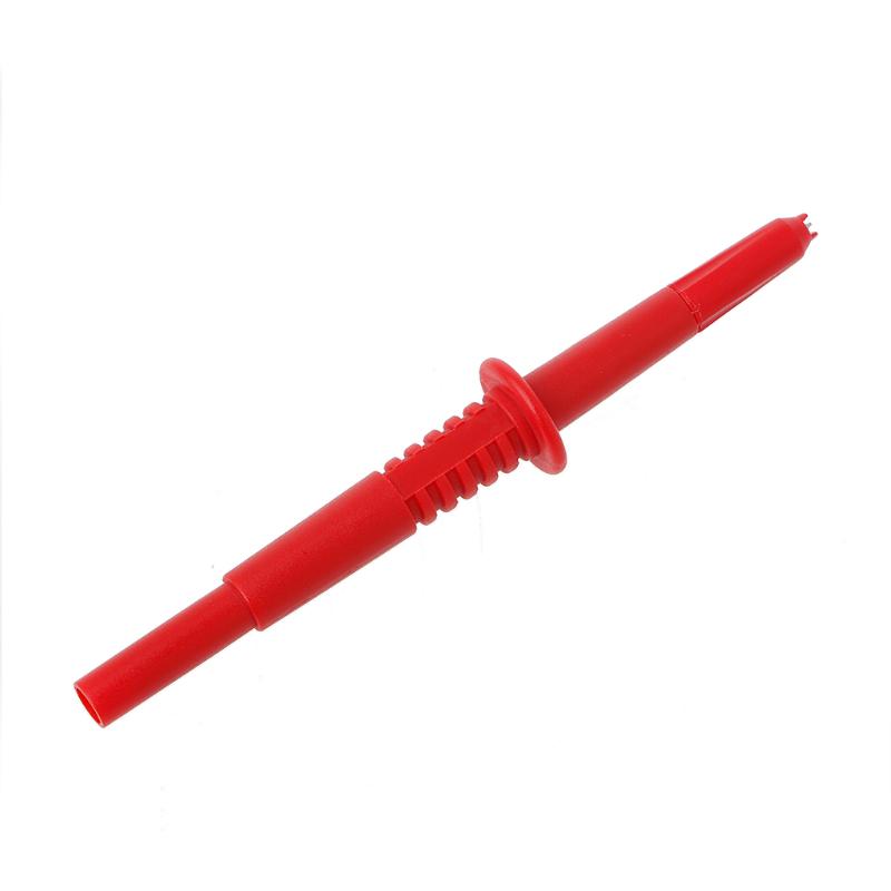 2 Pcs Copper Rod Multimeter Testing Probe 4mm Socket Type Probe Banana Connector