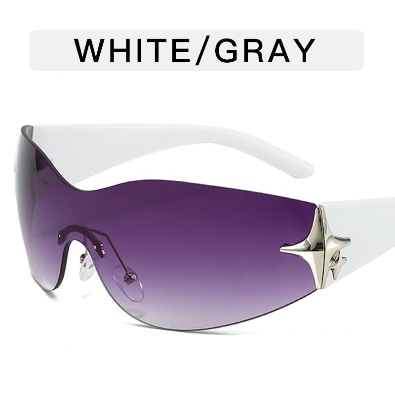 Fashion Stylish Sunglasses Women Punk Y2K Windproof UV Protection Women's Sun Glasses European American Men's Glasses