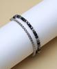 Blancier Shadowcore Chain Bm255B1164 Layered Onyx Gemstone Men'S Bracelet