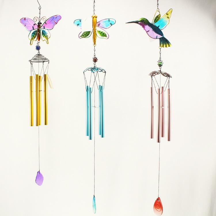 Factory Price Metal Multi-tube Wind Chime Home Decoration Ornaments Wedding Birthday Hanging Pendant Gift