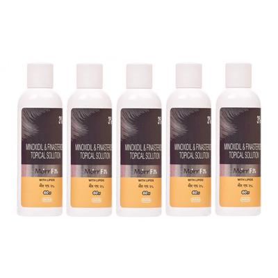 Set di soluzioni di minoxidil e finasteride (5x60 ml), Set soluzione topica Minoxidil e Finasteride al 3%, Morr