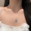2026 Geometric Hollow Tree Of Life Pendant Necklace Women Sterling Locket Chain With D-Color Moissanite Gold Or