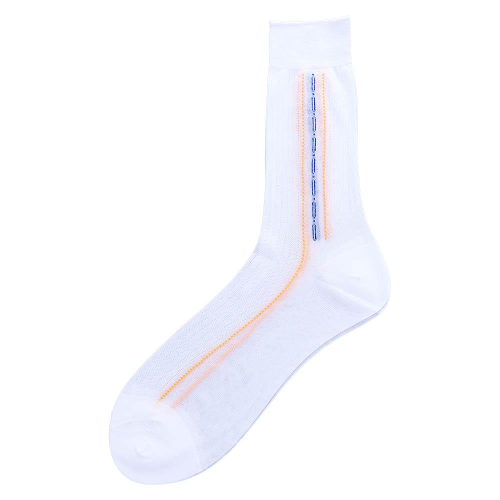 Für Männer Für Väter Einfarbige Lockere Haus-Arbeits Seidenstrümpfe Herrenstrumpfwaren Mittellange Socken Herrensocken