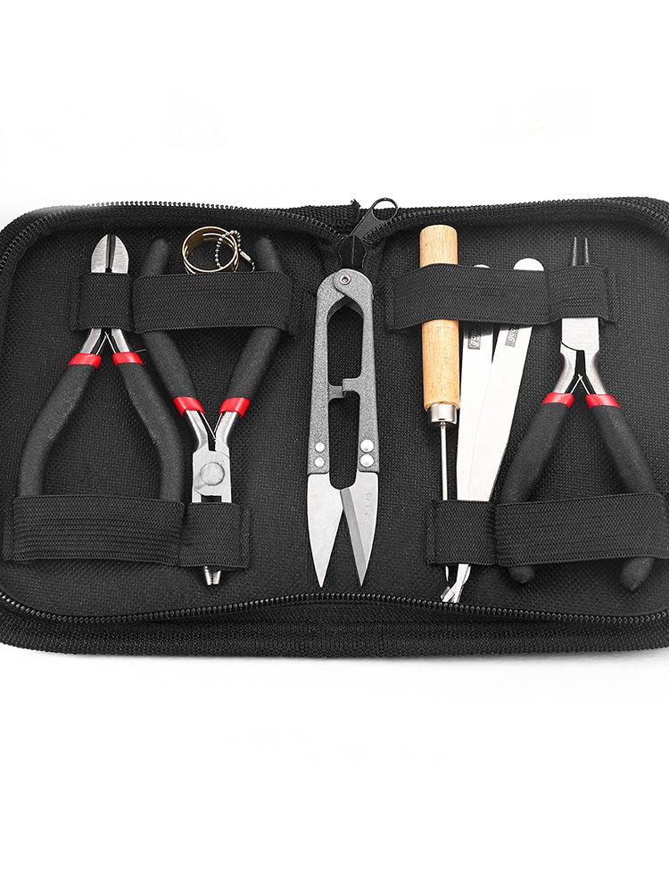 

Multi-functional Point-nosed Pliers Scissors Tweezers Set Tool Kit Set Suitable for DIY Handmade Jewelry Making Tools