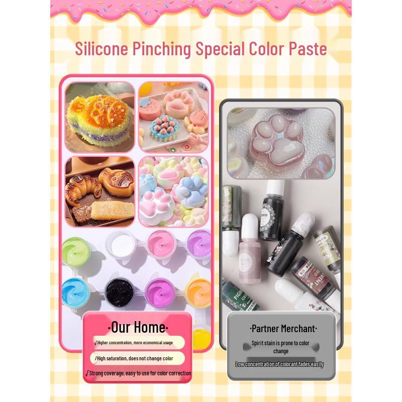 DIY Cat Paw Stress-Relief Silicone Craft Kit for Kids