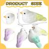 Bird Taba Squeeze Toys,Realistic Bird Animal Squishy Toys, Soft Squishy Fidget Toys, Stress Relief Sensory Toys, Fidget Toys Adults Kids