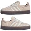 adidas Originals SAMBAE Low Top Skateboard Shoes Women's Gray White JI3882
