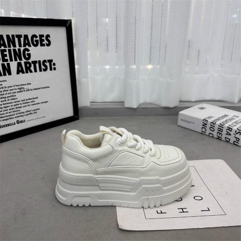  Women's Chunky Sole Forrest Gump Shoes Platform Casual Lace Up Sneakers
