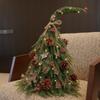 Pure PE Simulation Noble Fir Tree Desktop Ornament for High-End Restaurant and Hotel Christmas Decorations