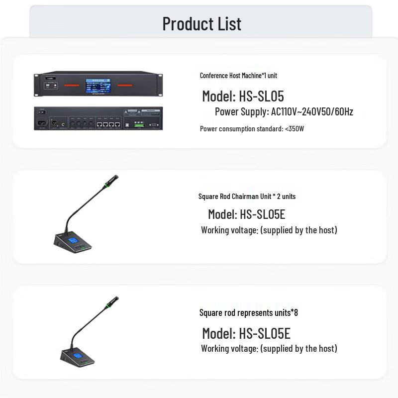 Hust Digital Conference System Wired Gooseneck Microphone (CN version)