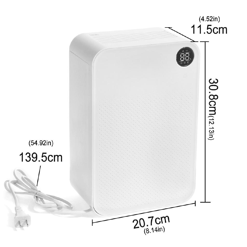 1L Adjutable Auto Dry Sleep Modes Home Dehumidifier Air Dryer Moisture Absorber Electric Cooling Dryer Bedroom Kitchen