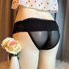 Sissy Lingerie For Men Mesh Ultra-Thin Transparent Briefs Camel Toe Underwear Low Rise Hiding Gaff Panties Bikini Underpants