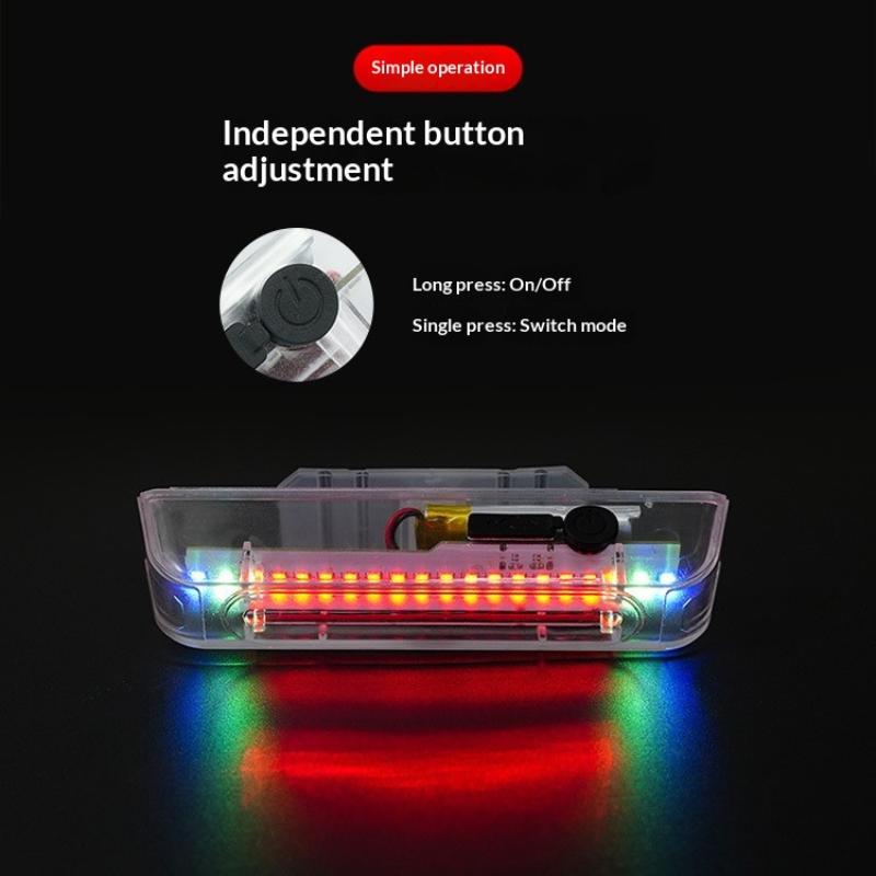 Solar Strobe Light Solar Led Tail Warning Lights Flash Lights Vehicle Strobe Lights Waterproof Anti Collision Lights For Trucks
