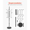 VEVOR Coat Rack Freestanding, Coats Tree Stand with Stable Marble Base &amp; 6 Hooks, Free Standing Hall Coat Rack for Entryway, Bedroom, Office