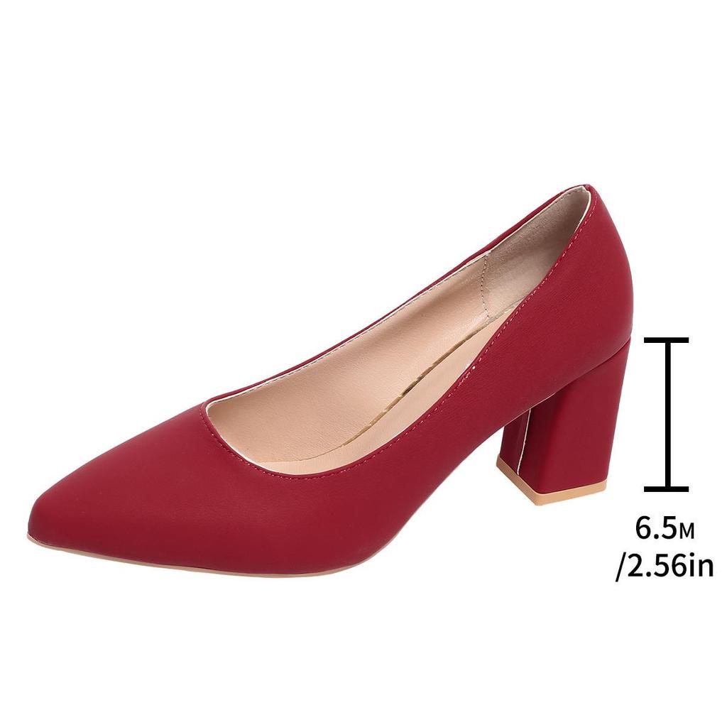 Dámské boty Mělké Dámské vysoké podpatky Módní Nadměrná velikost Jednobarevné Kancelář a Kariéra Sexy Boty na podpatku se špičatou špičkou Dámské
