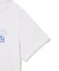 WACKY WILLY Women'S Graphic Semi-Oversized Short Sleeve T-Shirt White