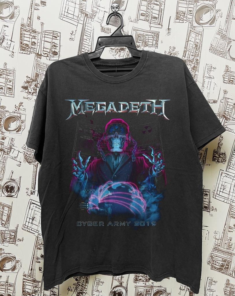 Megadeth Cyber Army 2019 Club Retro Unisex T-Shirt Size S-5XL