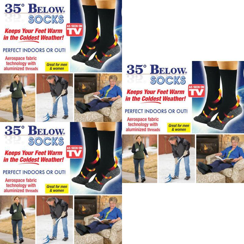 Cozy And Warm 35 Below Socks With Aluminized Fibers For Ultimate Comfort