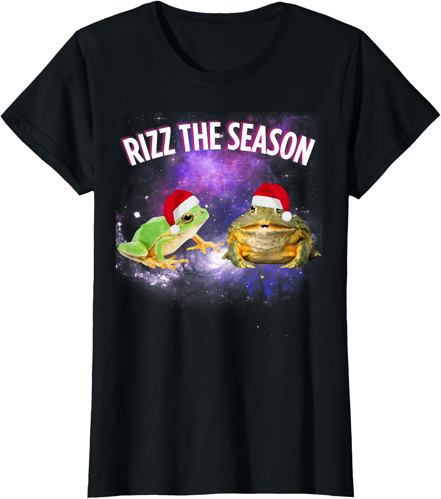 Overstimulated But Festive Raccoon Funny Christmas Ladies V-Neck Tshirt M
