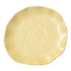 Cream Special-Shaped Ceramic Dinner Plate Creative Wavy Edge Plate Plate Tableware Household Vegetable Plate Western Dessert Plate