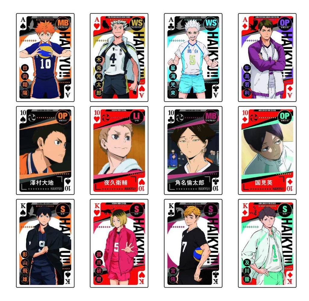 ENSKY TO THE TOP Playing Card Size 58 x 89mm 475826 Haikyu!! Cards,