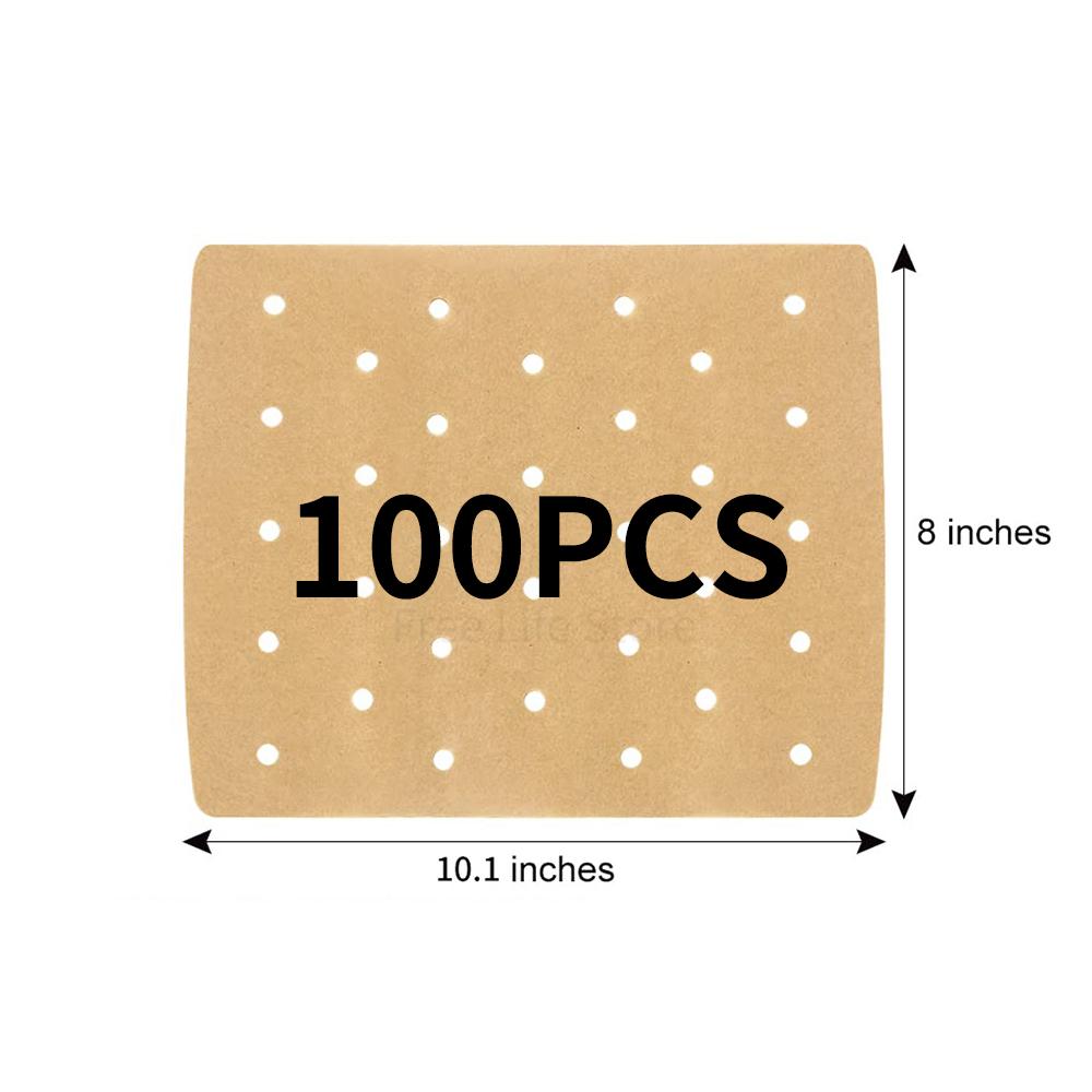 

Одноразовый бумажный вкладыш для фритюрницы Ninja AG301 Foodi 5-в-1 для гриля в помещении с антипригарным покрытием для барбекю, коврик для выпечки, кухонные принадлежности