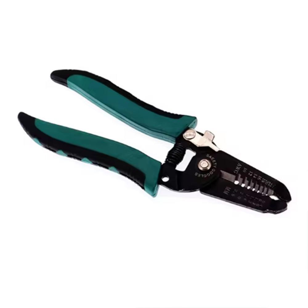 

Быстрорежущий стриппер для кабеля Пружинные кусачки Стриппер-съемник для проводов Инструмент для ремонта 7in1 Wire Stripper