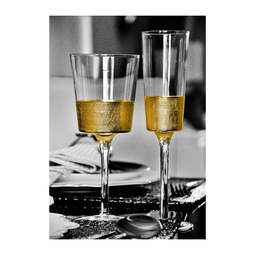 

Elegant Modern Light Luxury Wine Glass Canvas Painting Wall Art Perfect for Living Room Kitchen Decor Unframed Poster Print 20x30cm