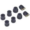 Kit de Tampons pour Tronçonneuse en Caoutchouc et Fer Noir Support de Tampon de Rechange Supports de Tampon AV pour STIHL 028