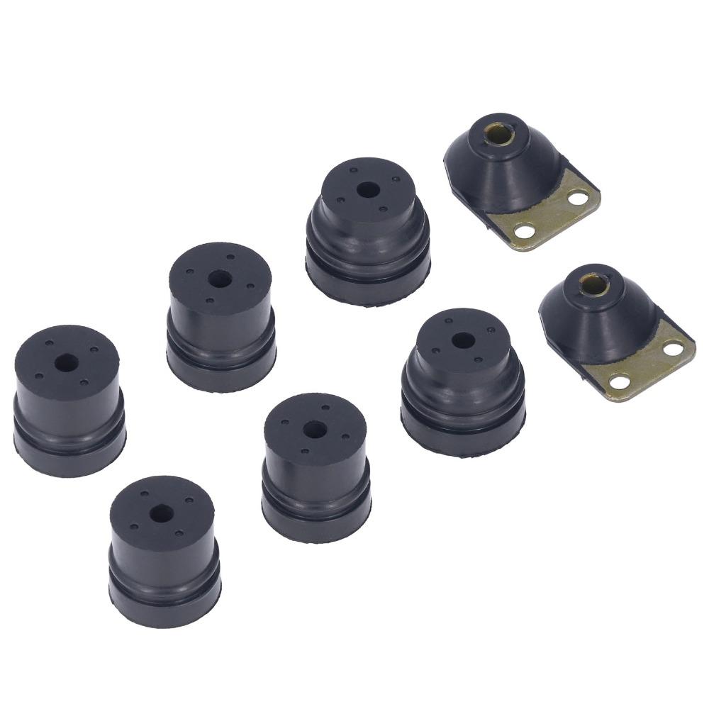 Kit de Tampons pour Tronçonneuse en Caoutchouc et Fer Noir Support de Tampon de Rechange Supports de Tampon AV pour STIHL 028