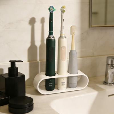 Electric Toothbrush Holder for Bathroom Use, Large Capacity Design To Store 3 Toothbrushes and Keep Space Tidy