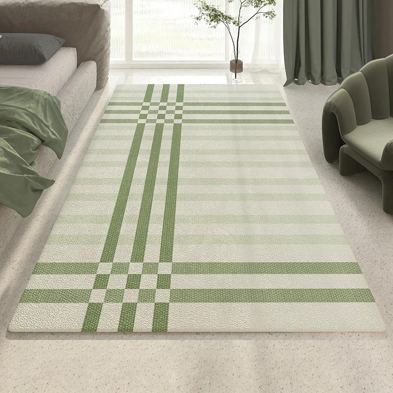 Modern Simple Green Series Carpet for Bedroom Decor Rug Living Room Hallway Balcony Doormat Kitchen Bathroom Non-Slip Floor Mat