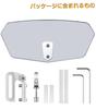 HENGTUAOTO Motorcycle Screen Spoiler Air Deflector Windscreen Motorcycle Windshield Wind Deflector Adjustable Gray