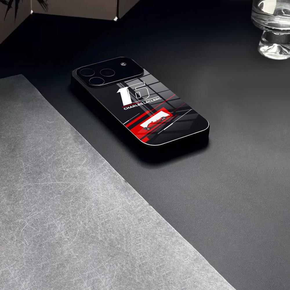 

C-Charles L-LeclercS 16 Чехол для телефона Закаленное стекло Для IPhone 17 15 16 14 12 13 11 Pro XS Max Plus Mini Чехол iPhone17 Pro