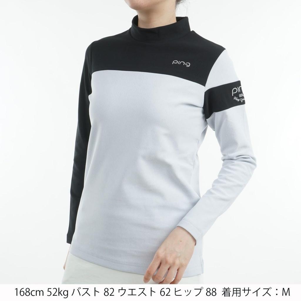 Ping Apparel Long Sleeve High Neck Shirt Golf Undershirt L Women's (Heat Retention) / / 622-4266906 030_White