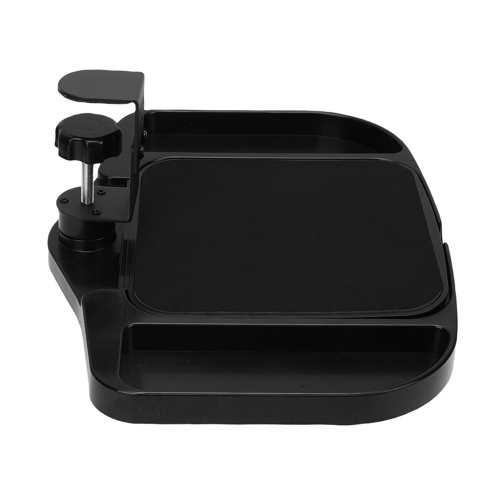 Clamp On Mouse Platform Adjustable Mouse Pad Device Holder Desk Rotating Tray Rest Extension Attachment