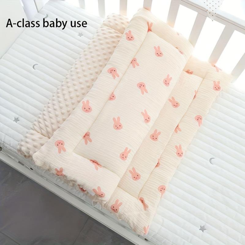 110x63cm Baby Mattress Soft Polyester Double Sided Comfort Perfect for Newborns Youngsters Ideal for Crib Nursery All Season
