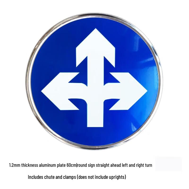 HANDUNYOU Round Aluminum Parking Directional Sign