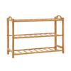 Shoe Racks Artiss 3 Tiers Bamboo Shoe Rack Storage Organiser Wooden Shelf Stand Shelves